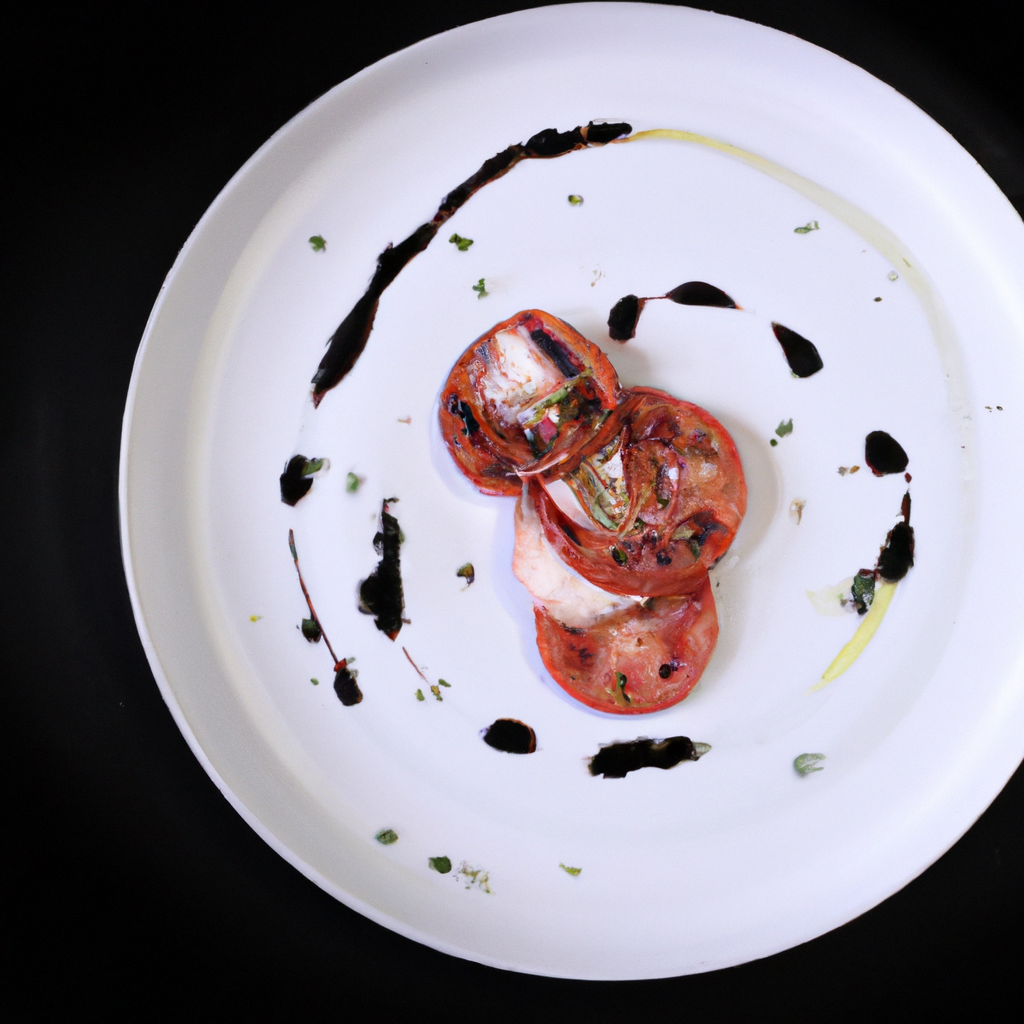 Gastronomía: plato minimalista con luz lateral y texturas gourmet